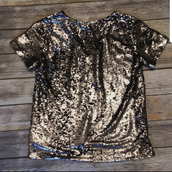 Anthropologie S Vanessa Virginia Sequin blouse - Picture 3 of 6